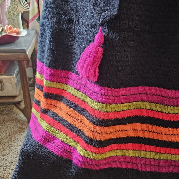 Vintage 70s Caron of Chicago Knit Maxi Dress - Picture 8 of 10